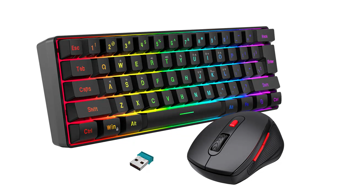 Amazon.com: Snpurdiri 60% Wireless Gaming Keyboard and Mouse Combo